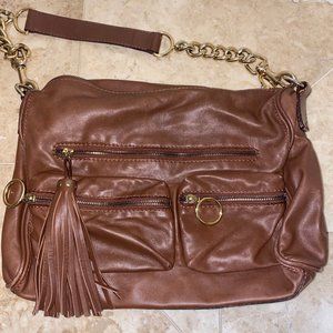 AUTHENTIC Andrea Mabiani brown leather bag